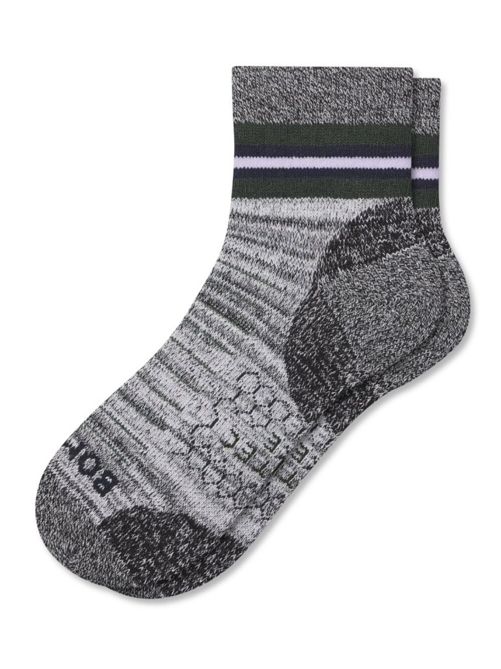 BOMBAS 2 Pairs Women's Cotton Blend Hiking Quarter Socks MEDIUM NWT - Picture 6 of 8